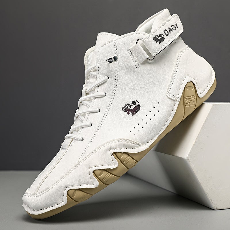 Didi Ram Popular Men'S Shoes High-Top Cotton Shoes Men'S Casual Shoes Winter Velvet Thickeneded Shoes Boots Men'S Style - Image 3