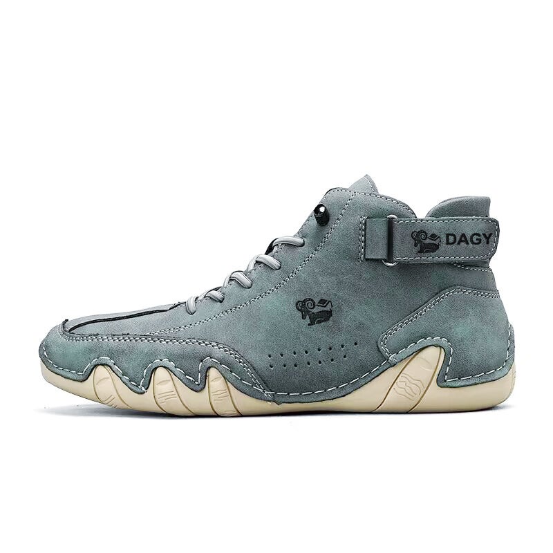 Didi Ram Popular Men'S Shoes High-Top Cotton Shoes Men'S Casual Shoes Winter Velvet Thickeneded Shoes Boots Men'S Style - Image 5