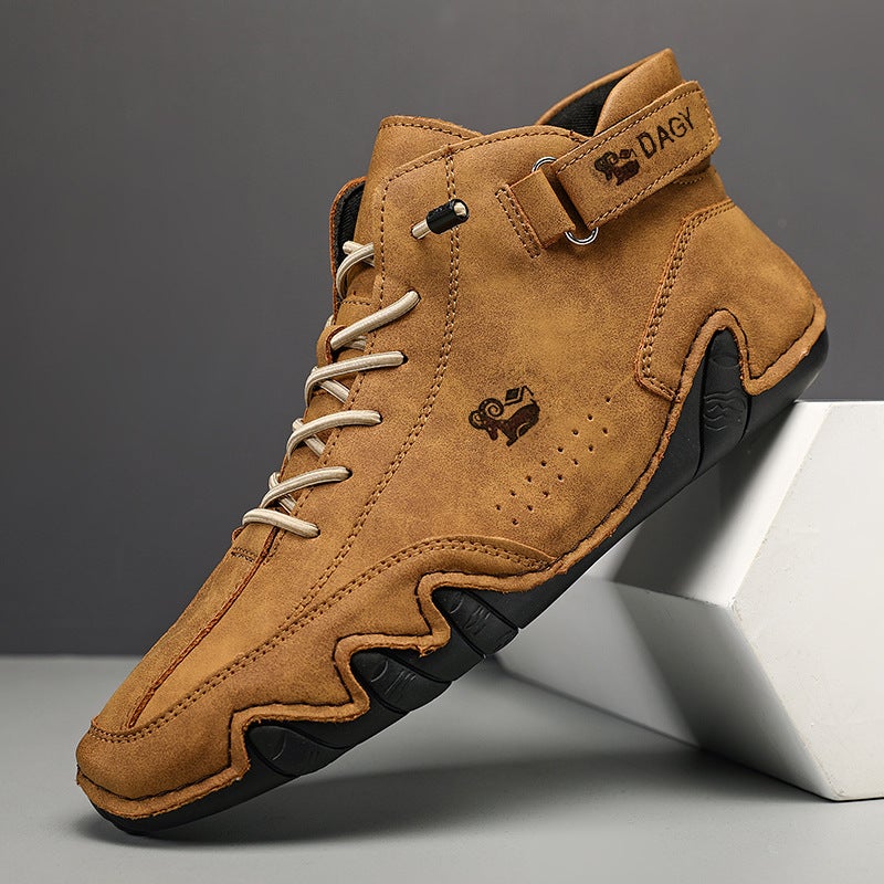 Didi Ram Popular Men'S Shoes High-Top Cotton Shoes Men'S Casual Shoes Winter Velvet Thickeneded Shoes Boots Men'S Style - Image 2