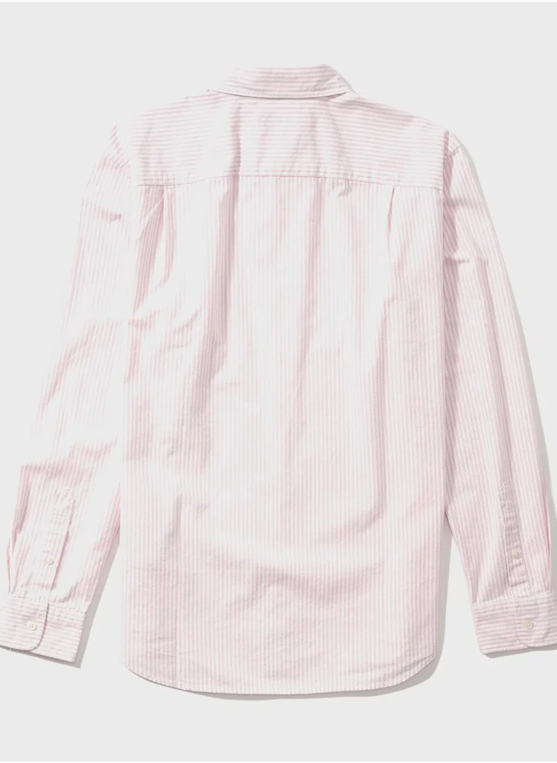 American Eagle Striped Classic Fit Shirt