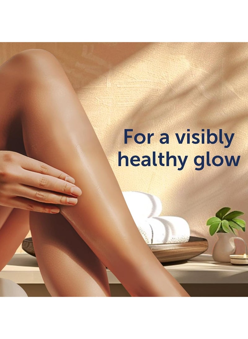 Vaseline Intensive Care Cocoa Radiant Vitalizing Body Oil 200ml With 100% Pure Cocoa Butter & Replenishing Oils For Long-Lasting Radiant Glow, Non-Greasy Body Gel Oil for Healthy & Glowing Skin - Image 5