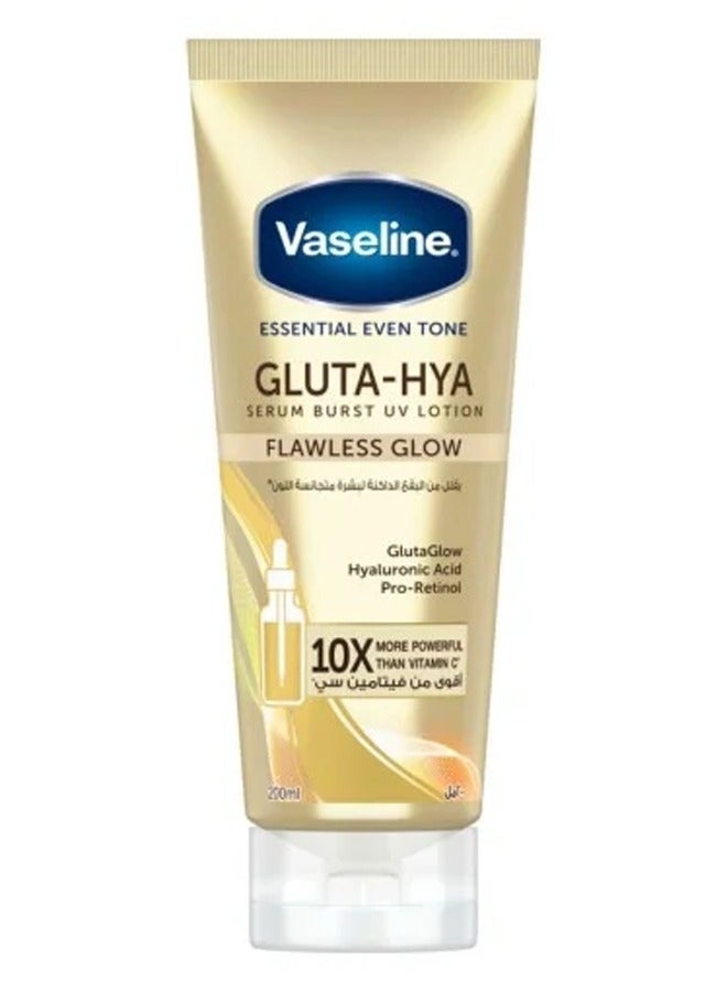 VASELINE® GLUTA-HYA SERUM BURST LOTION FLAWLESS BRIGHT, 200ML - Image 1