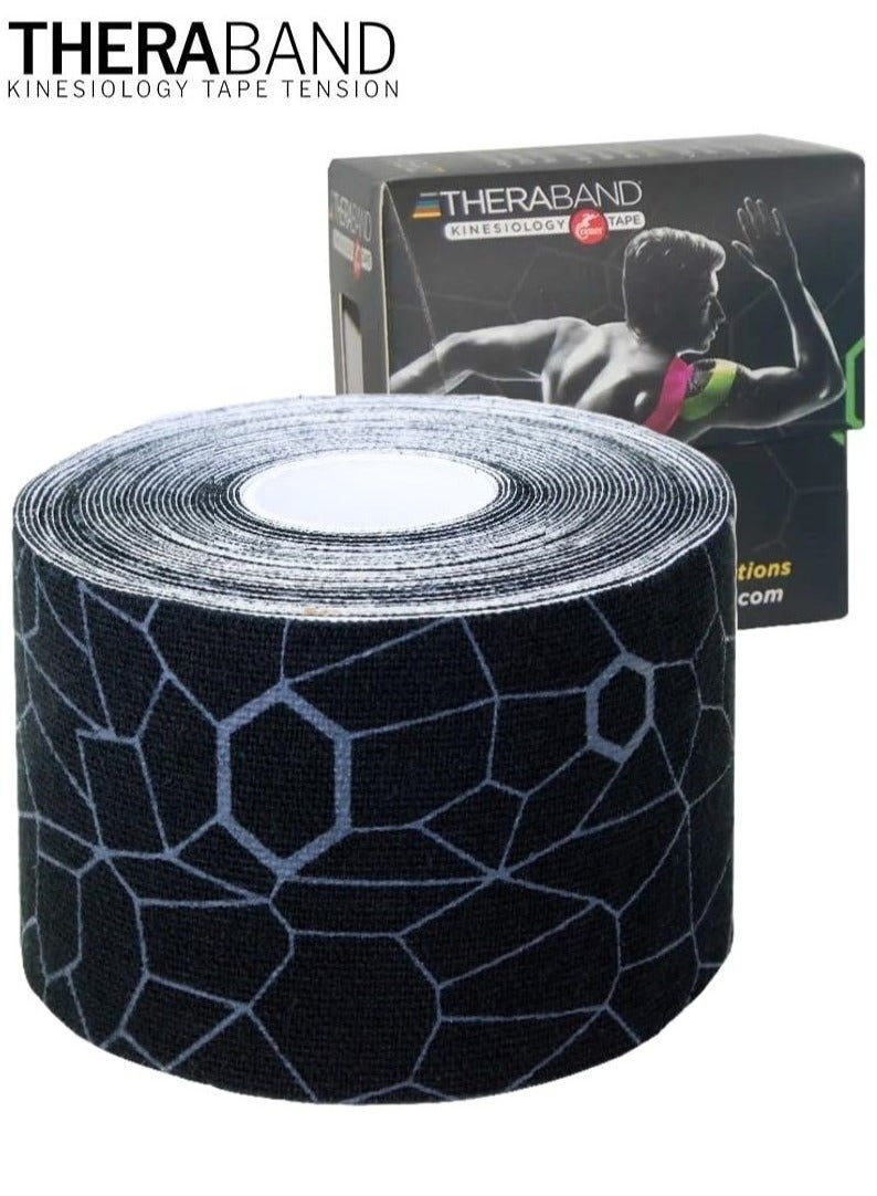 Theraband Kinesiology Tape (Theraband Kinesiology Tape) is a medical sports tape used to support lean, joint, and minor aches and pains. - Image 1