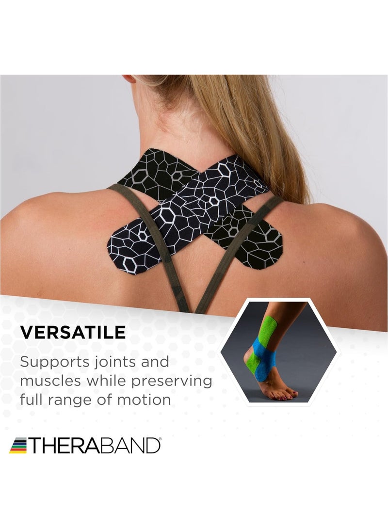 Theraband Kinesiology Tape (Theraband Kinesiology Tape) is a medical sports tape used to support lean, joint, and minor aches and pains. - Image 3