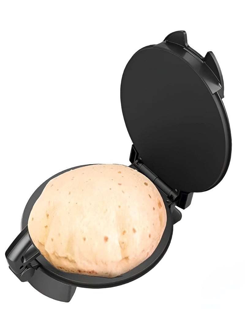 Generic - Roti Maker 10 Inch 1400W Ideal for Tortillas, Tacos, Flatbreads, and Chapati, Electric Non-Stick Roti Press, Easy to Use, Adjustable Temperature Control, Stainless Steel Perfect for Home and Kitchen - Image 1