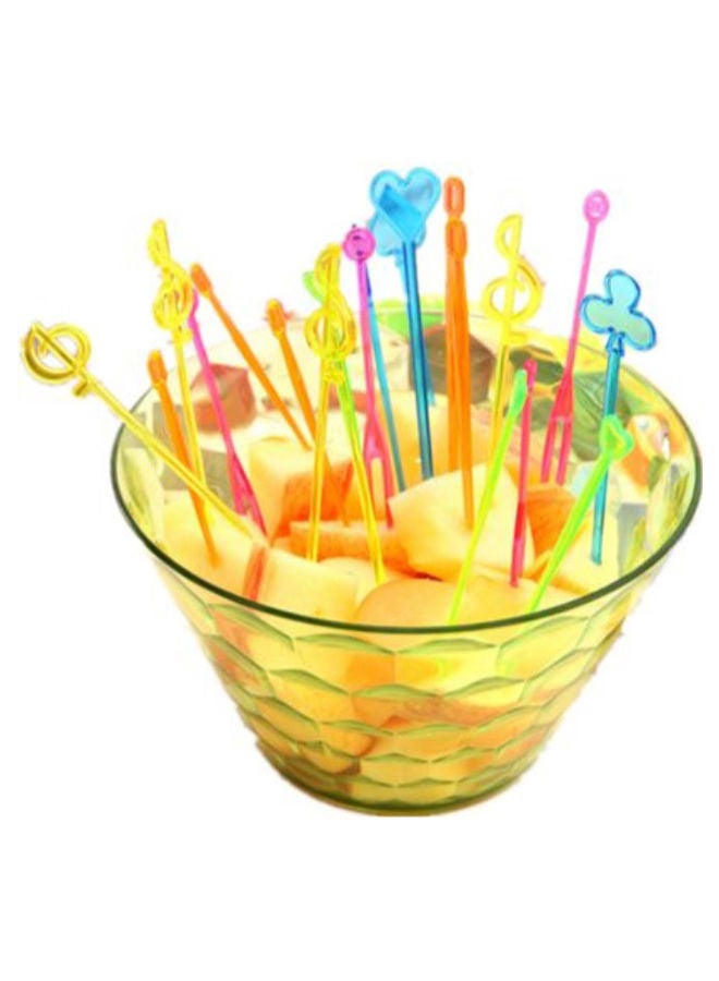 NIBEMINENT 50 -Piece Disposable Fruit Pick Set 8.2cm - Image 3