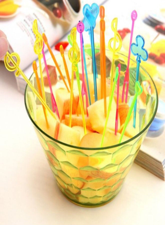 NIBEMINENT 50 -Piece Disposable Fruit Pick Set 8.2cm - Image 4