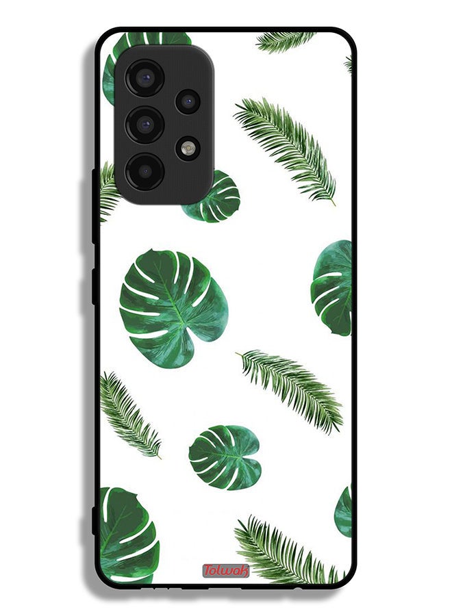 Tolwak Samsung Galaxy A53 5G Protective Case Cover Feathers Art - Image 1