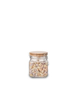 Home Home Egypt  Single Storage Jar with Bamboo Lid - S - 98659004(34) 