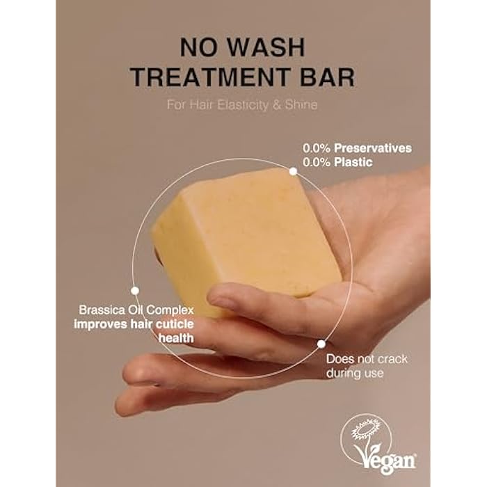 TOUN28 Vegan No Wash Organic Natural Volumizing Strengthening Daily Hair Conditioner Bar for All Hair Types Nourishes Hydrates Damaged Hair Paraben Sulfate Silicone Plastic Free Korean Haircare - Image 2