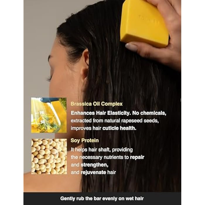 TOUN28 Vegan No Wash Organic Natural Volumizing Strengthening Daily Hair Conditioner Bar for All Hair Types Nourishes Hydrates Damaged Hair Paraben Sulfate Silicone Plastic Free Korean Haircare - Image 4