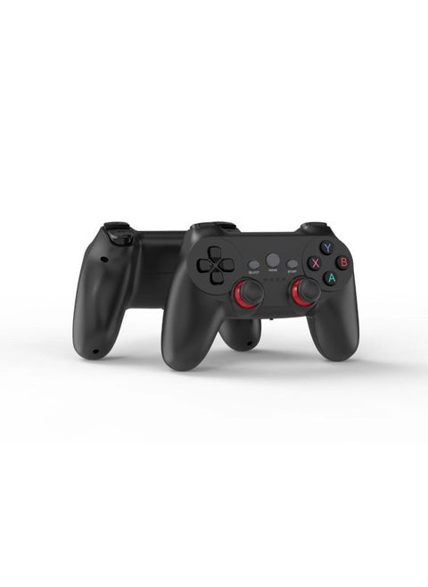 2.4G Doubles Wireless Game Handle Compatible With Pc/Android/Game Box One Drag Two 2.4g Wireless Handle-Product Color:Black-(bare Metal)