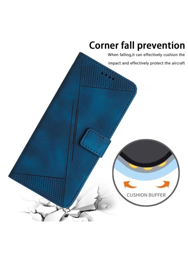 S-TOP Case For Motorola Moto G55 Dream Triangle Leather Phone Case with Lanyard - Image 5