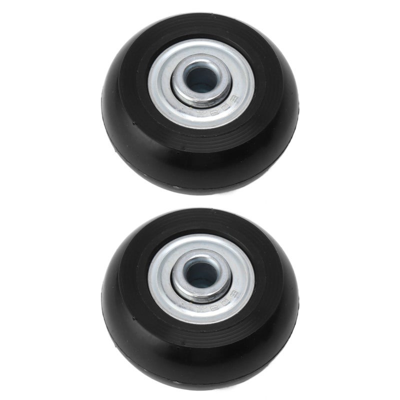 Suitcase Caster Wheels 50mm X 18mm Mute Rubber Luggage Wheel Replacement - Smooth 360 Degree Rotation Wear Resistant Caster Repair Kit for Travel Gear Repair Suitcase Maintenance - Image 5