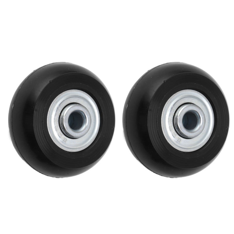 Suitcase Caster Wheels 50mm X 18mm Mute Rubber Luggage Wheel Replacement - Smooth 360 Degree Rotation Wear Resistant Caster Repair Kit for Travel Gear Repair Suitcase Maintenance - Image 4