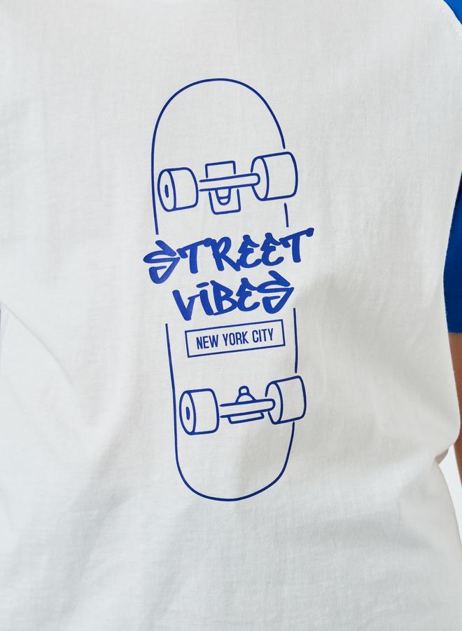 Styli Teen Boys Color Block T-Shirt and Joggers Set - Image 3