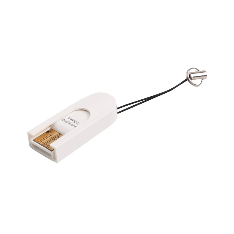 قارئ بطاقات USB C صغير الحجم مقاس 2.7 بوصة من سبيكة الزنك من النوع C - موصل مزدوج USB لنقل صور الهواتف الذكية - Image 2