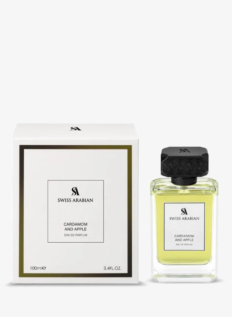 Swiss Arabian Perfumes  Cardamom and Apple Eau De Parfum 100ml for Men | Best Price UAE