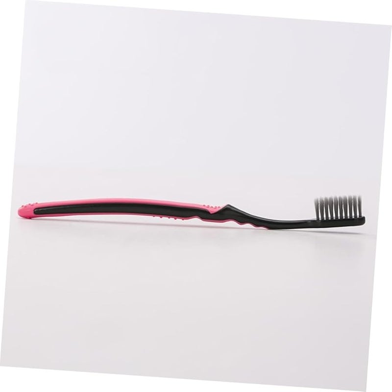 6Pcs Soft Bristle Toothbrushes With Non Slip Grip For Travel Oral Care Random Color - Image 4