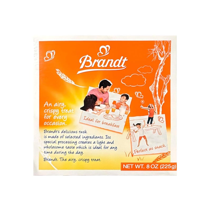 Brandt Zwieback Rusk  Sweetened Crispy Bread  Perfect for Teething Children  Enjoy With Sweet or Savory toppings  8 oz each Pack of 4 - Image 3
