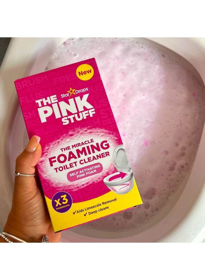 ستاردروبس منظف ​​المرحاض الرغوي المعجزة باور، 3 علاجات، رغوة وردية ذاتية التنشيط، 300 جرام - Image 5