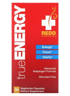 REDD REMEDIES TrueEnergy 50 Vegetarian Capsules 