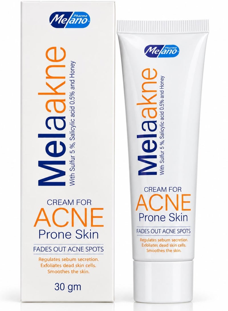 Melano Pharma Melaakne Cream Acne Prone Skin 30 gm - Image 1