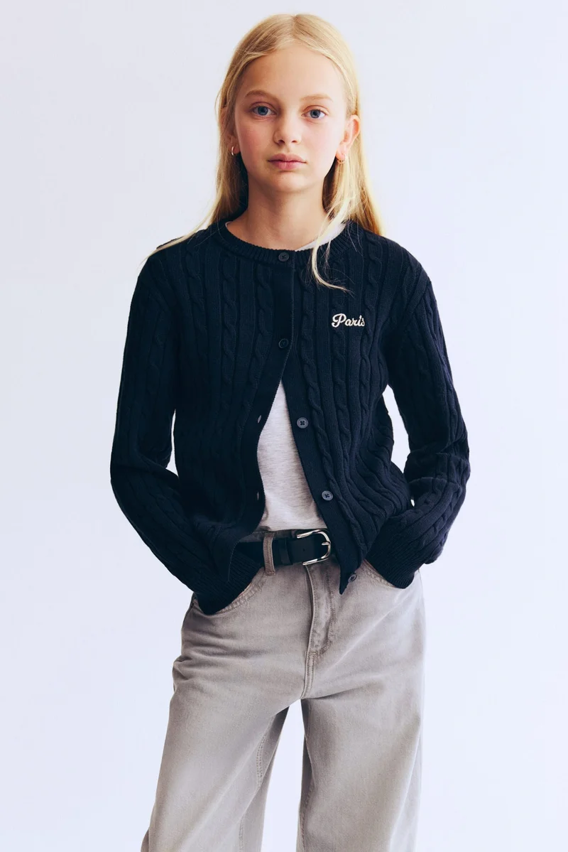 H&M Cable-knit cardigan