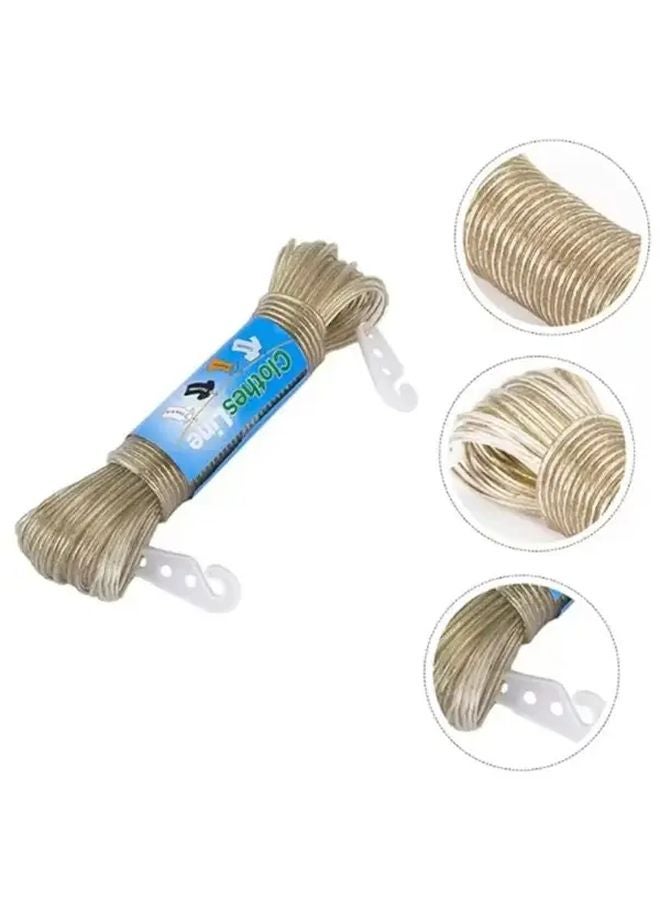 Heavy Duty Steel Core PVC Washing Line Rope 2pcs 30 Metres Indoor Outdoor Use - Image 1