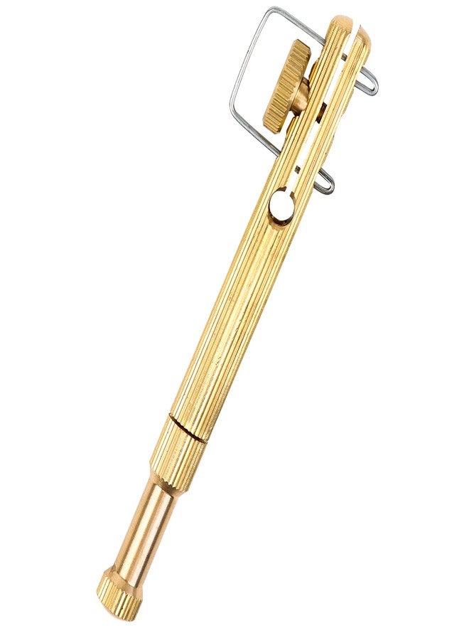 FREGITO Fishing Line Hook Knot Tying Tool, Copper Practical Knot Line Tying Knotting Tool Portable Fast Fishing Tie Hook (1pcs) - Image 1