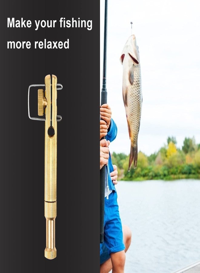 FREGITO Fishing Line Hook Knot Tying Tool, Copper Practical Knot Line Tying Knotting Tool Portable Fast Fishing Tie Hook (1pcs) - Image 5