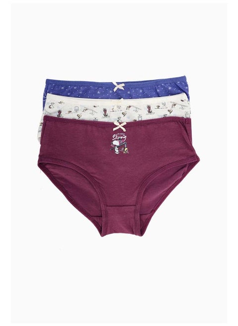 Pack of 3 Girly Brief