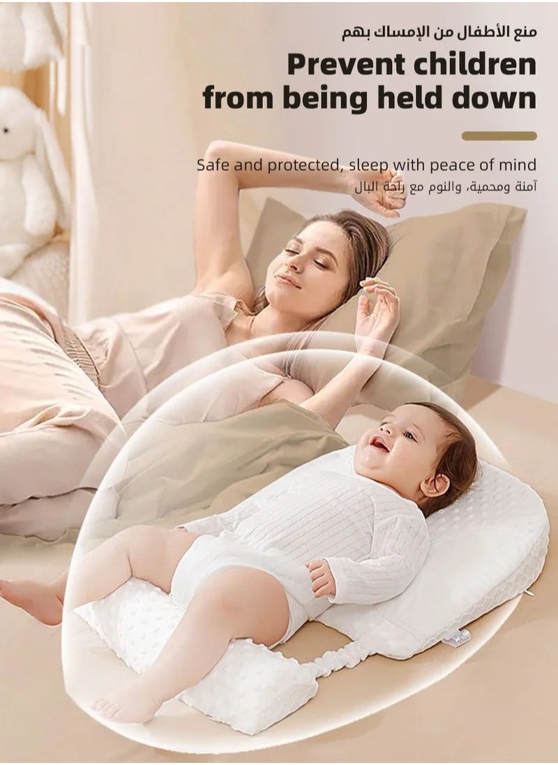 Baby Nursery Pillow, Removeable Breastfeeding Pillows, Toddler Bedding, Anti vomit Milk Babies Crib Wedge Headrest for Newborn and Infant,  15-30 Degree Adjustable Incline for Better Night's Sleep - pzsku/ZF2B87BFC173FEA99B652Z/45/_/1706513559/91da38d1-013b-47c5-84a9-7bdbe68009e0