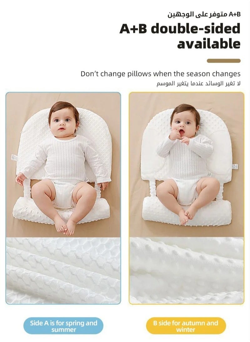 Baby Nursery Pillow, Removeable Breastfeeding Pillows, Toddler Bedding, Anti vomit Milk Babies Crib Wedge Headrest for Newborn and Infant,  15-30 Degree Adjustable Incline for Better Night's Sleep - pzsku/ZF2B87BFC173FEA99B652Z/45/_/1706513570/81c60820-a3bb-4cfb-84a2-d67465e76823