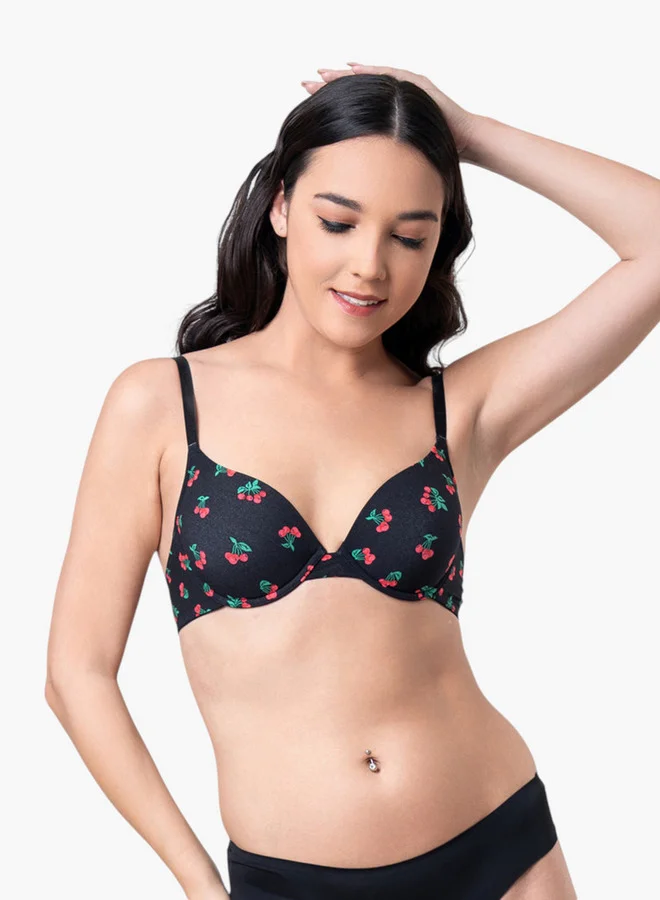 Aadaraya Set of 2 - Aadaraya Assorted Plunge Bra with Adjustable Straps