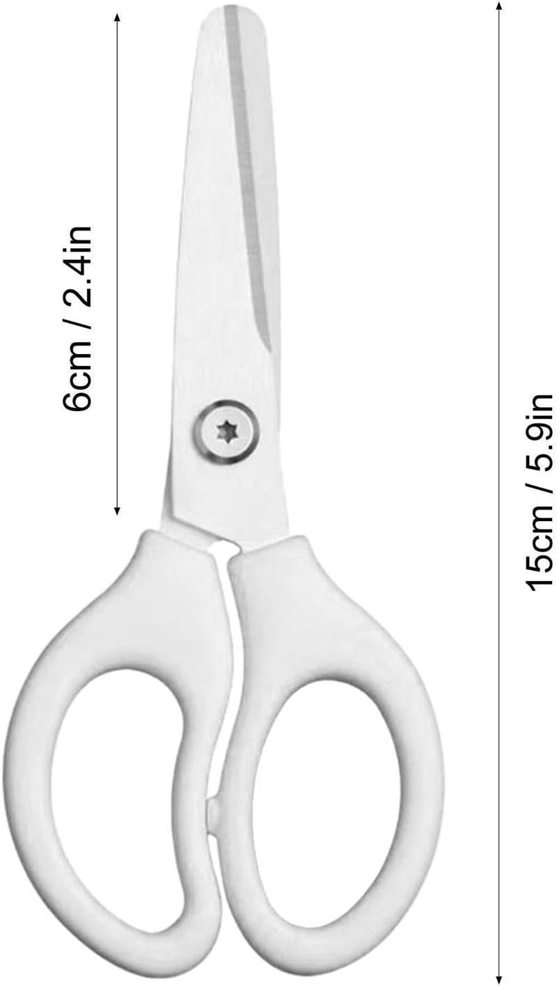 Ceramic Scissors | Safe Healthy Food Scissor with Protective Blade Cover | Lightweight Supplementary Food Scissors for, Vegetables Fruits Noodles - Image 4