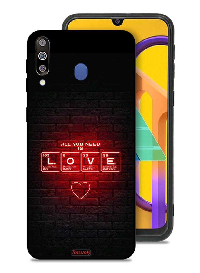 Tolwak Samsung Galaxy M30 Protective Case Cover All You Need Is Love - Image 1