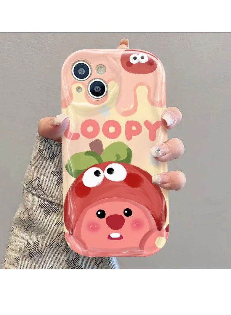 NIBEMINENT Mountain Bamboo Beaver Protective TPU Case Cover For iPhone 16 Plus, Cream White