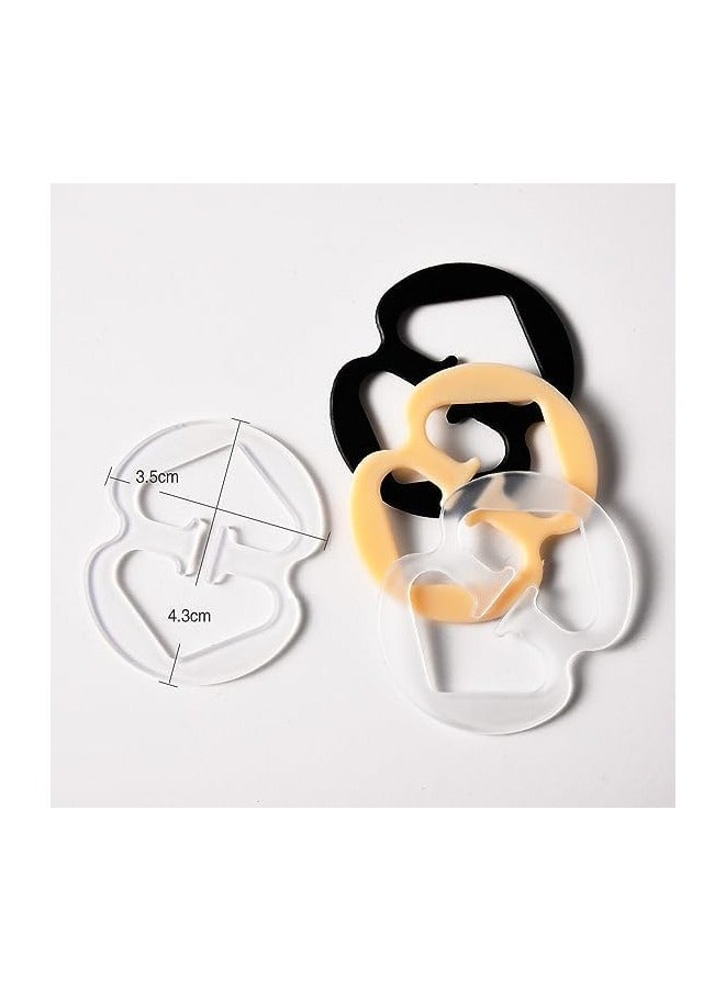 3 Pieces Non-slip Bra Straps Elastic Adjustable Bra Strap Holder with 9 Pieces Bra Clips - Image 5