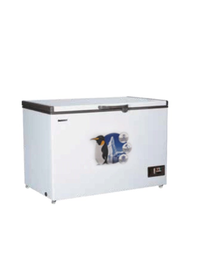 OSCAR 330L Chest Freezer Single Door | Energy Efficient Deep Freezer with Mechanical Control, Fast Cooling, R600a Refrigerant, LED Light, Movable Wheels – OCF366