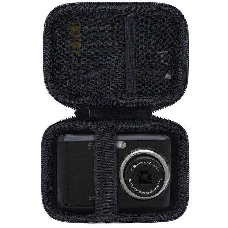 Lebakort Storage Case Compatible with KODAK PIXPRO Friendly Zoom FZ45 FZ55 16MP Digital Camera Black Case - Image 2