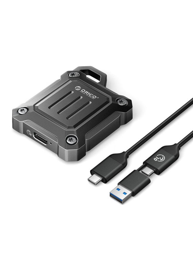 Orico Hard Disk Box 2230 Mobile Solid State M.2 NVMe External Hard Disk Box Notebook/Tablet/Mobile Phone-Color: Outdoor Money - Image 1