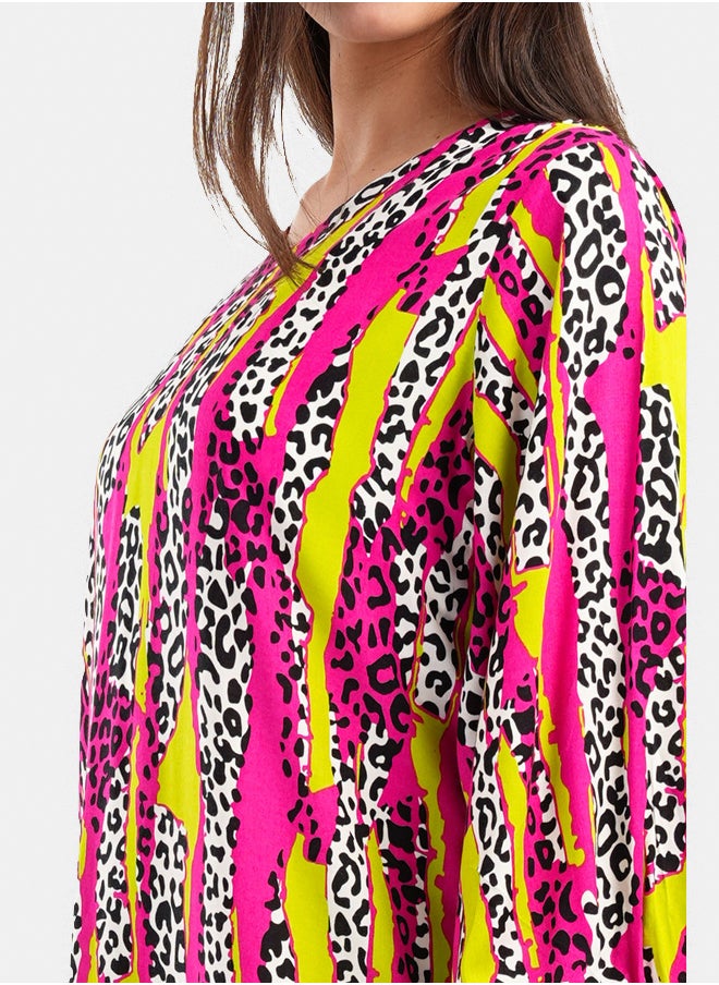 Clue Dress with Puffy Sleeves  - Image 4