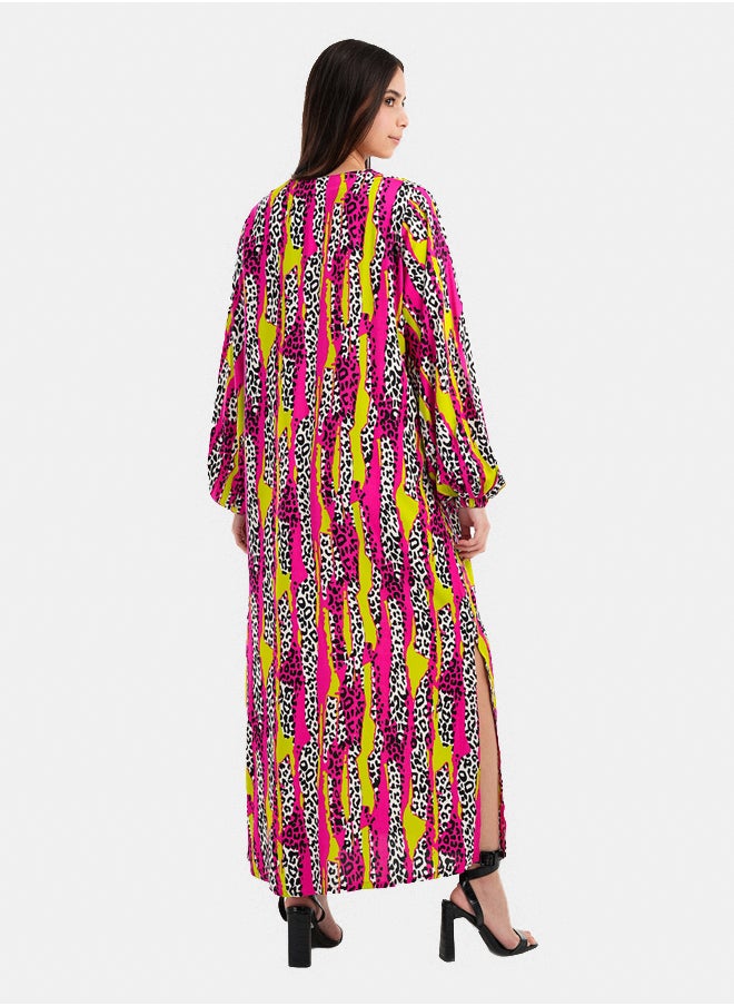 Clue Dress with Puffy Sleeves  - Image 3
