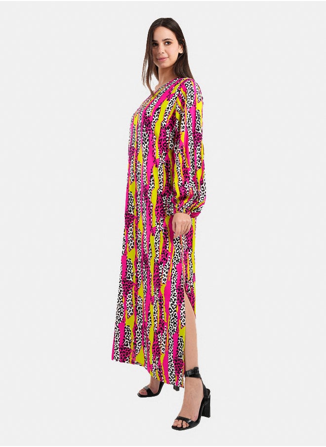 Clue Dress with Puffy Sleeves  - Image 2