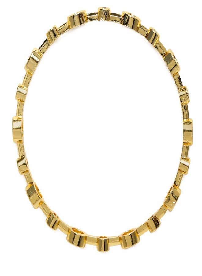 ACCESSHER Set Of 2 Gold-Plated White AD-Studded Handcrafted Bangles For Women & Girls - Image 4