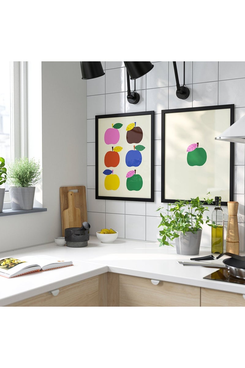 FISKBO Frame with poster, apple game, 40 x 50 cm - Image 2