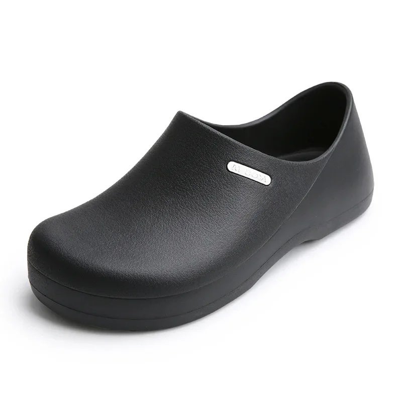 Foreign Trade Men''s Non-slip Wear-resistant Low-top Waterproof and Oil-proof Chef Shoes Work Shoes Rain Shoes EVA Special for Work - Image 5