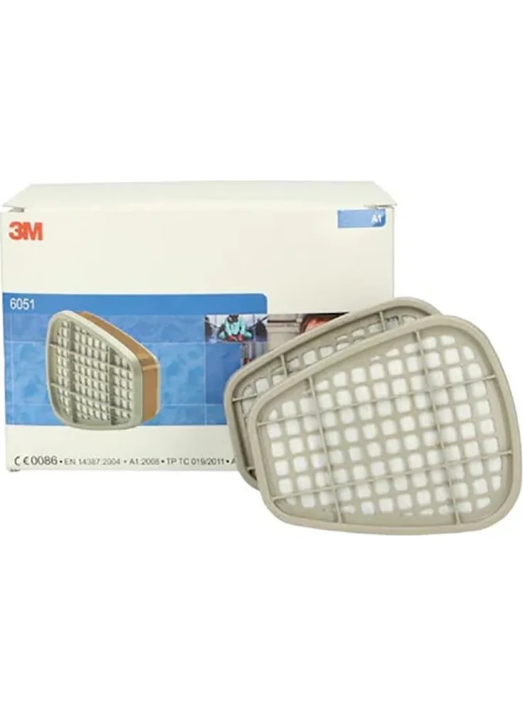 ثري ام 6051 A1 Organic Gas Vapor Mask Filter 1 Pair