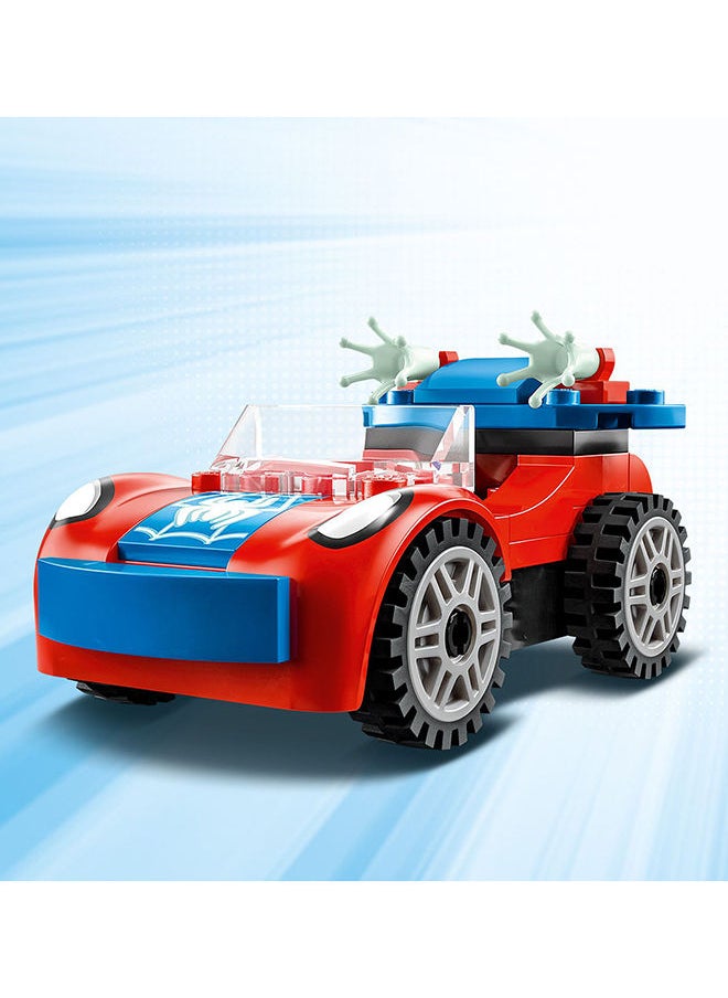 LEGO - Marvel Spider-Man's Car and Doc Ock 10789 Building Toy Set with 2 Minifigures and Authentic Accessories; Includes Glow-In-The-Dark Elements; Fun Super Hero Gift for Kids Aged 4+ (48 Pieces) - Image 1